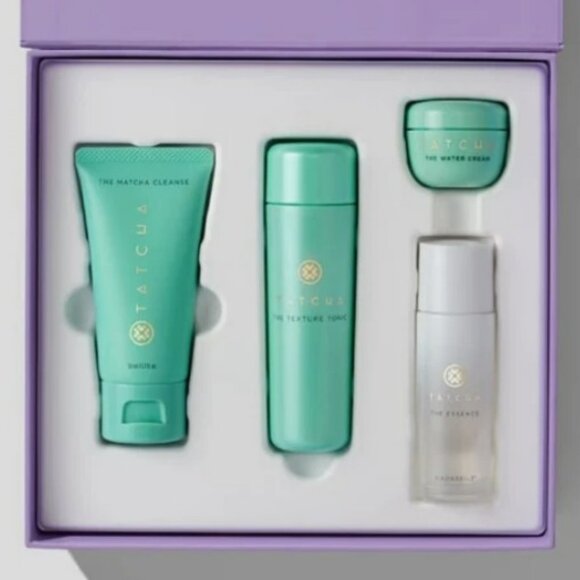 Tatcha The Starter Ritual Pore-Refining & Clarifying Set Water Cream $103 Value - Picture 1 of 6